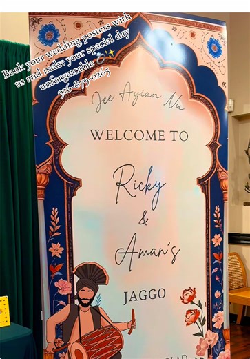 Custom Wedding Posters for Your Special Day