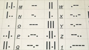 Footage Of Morse Code Symbols Written On Stock Footage SBV-311658870 - Storyblocks