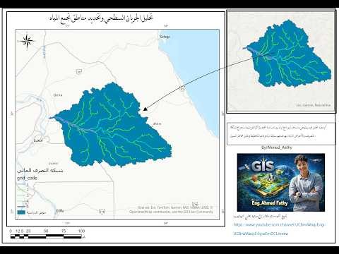 التحليل الهيدرولوجي في ArcGIS خطوة بخطوة في 15 دقيقة بس 💧 (شرح عملي +نظري)