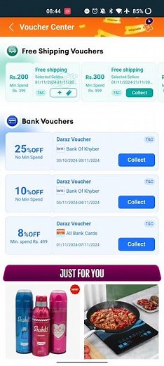 Tutorial on Daraz Voucher Collection and Application Process