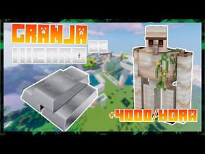 ✅ GRANJA DE HIERRO (Java) +4000/HORA - Minecraft Tutorial 1.16 - 1.19.1+