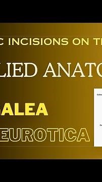 Galea aponeurotica, Cosmetic incisions, Applied anatomy of scalp