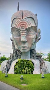 8.1K views · 197 reactions | Nuanu City unveiled the new projection mapping collaboration by Delivered. breathing new life into the Earth Sentinels. These sculptures have become portals - transcending their physical form and immersing us in realms of light, dreams, and deep connection with self and surroundings. Each iteration is a journey, and this one feels especially alive. ✨ #DanielPopper #EarthSentinels #NuanuCity #Bali #ProjectionMapping #Sculpture | Daniel Popper - artist | Facebook