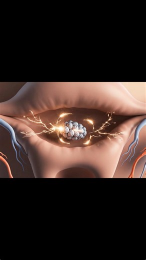 “Pregnancy ke pehle din uterus ke andar kya hota hai? 😳 | 3D Animation”