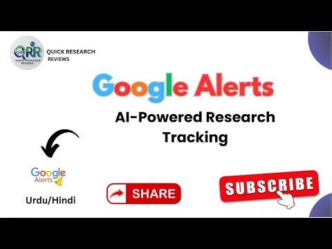 How to Use Google Alerts to Track Latest Research in 2026 🚀 | Step-by-Step Guide (Urdu/Hindi)