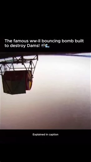 ms creation on Instagram: "Two WWII weapons shared the same nickname but their missions couldn’t have been more different. 💣🌊⚠️ The British bouncing bomb was engineered to skip across water, slip past defenses, and destroy German dams with precision physics during the legendary Dambusters Raid. Meanwhile, the German “Bouncing Betty” was an anti-personnel mine that launched upward before exploding, built to target soldiers, not structures. Same “bounce.” Two completely different purposes. Histo