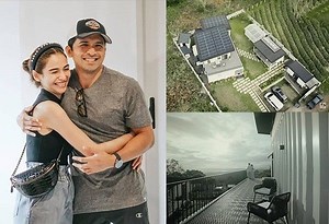 WATCH: Dennis Trillo, Jennylyn Mercado give tour of container rest house in Rizal