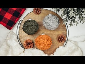 Picot Tree Ornament Tutorial - Quick and Easy Crochet Tree Ornament