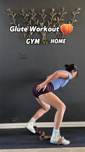 Ariel_yu on Instagram: "Glute Workouts, GYM vs. HOME App from @fitbodapp Build your glutes with a resistance band! 1. RDL 2. Good Morning 3. Sumo Squat 4. Kickback 12- 15 reps, 3 sets. #fitbodapp #homeworkout #workoutathome #gluteworkout #legday"