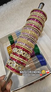 ARABIAN METAL BANGLES COMBO BOX WITH BEAUTIFUL QUALITY OF KUNDAN STONE SIDE BANGLES ...MAKE YOUR OWN MATCHING BANGLES SET WITH THIS BEAUTIFUL COMBO BOX AVAILABLE IN ALL SIZE ONLY ON OUR WEBSITE WWW.BANGLESKING.COM OR U CAN WHATSAPP US 7778844675 #bangles #banglescollection #usa🇺🇸 #unitedkingdom #reeitfeelit #reelsinstagram #germany #facebook #fashion #mumbai #noida #delivery #hyderabad #hollywood #gujarati #jaipur #GLASS #trends #reeitfeelit #banglescollection #viralvideos #facebook #fashion #
