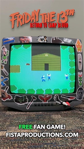 Play as Jason Voorhees in the free NES homebrew Friday the 13th: Return to Camp Blood! 🏕️🩸