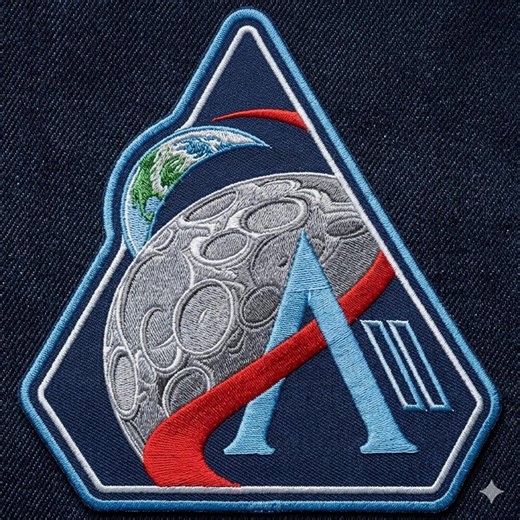 Artemis Mission Patch, NASA Moon Landing Embroidered Patch, Space Program Iron on Sew on Badge, Astronaut Fan Gear Gift - Etsy