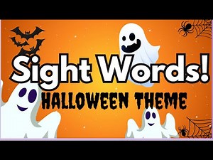 Halloween Theme- KINDERGARTEN Sight Words.