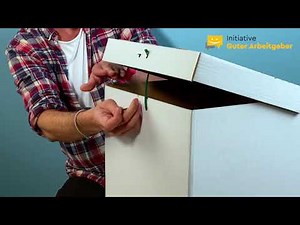 Bastelanleitung Wahlurne