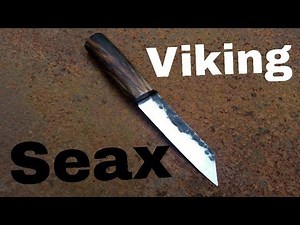 Viking Seax Knife | Forged from Coil Spring