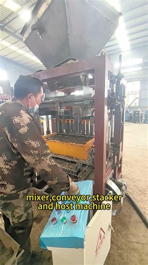 4-24 semi automatic block brick making machinery factory detail introduction.