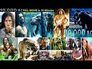 Epic Movies | 10000 BC | Full Movie | Mammoth | Smilodon | Tiger | Adventure Movies | Animal Movies