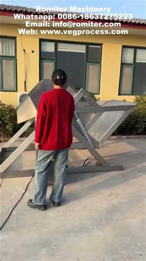 Hydraulic Type Fruit Vegetable Box Tipper Machine