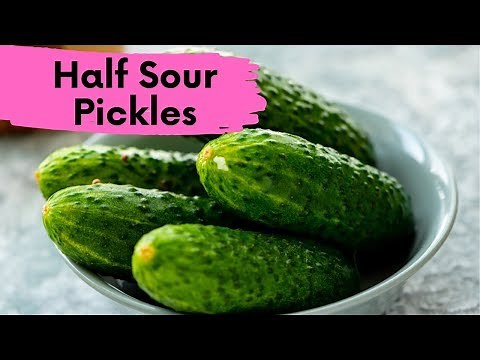 Half Sour Pickles - New York Crunchy Style