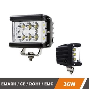 [Hot Item] 36W 4 Inch Wholesale Snap on LED Work Lights Lighting with Spot Flood for Heavy Duty Vehicles