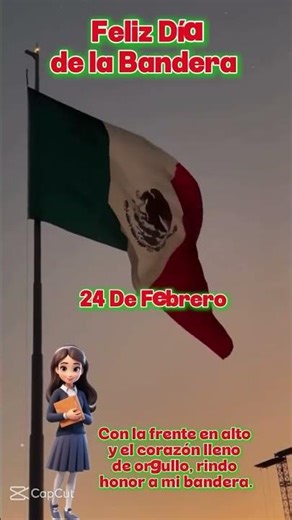 February 24th, Mexican Flag Day! #foryou #mexico #contentcreator