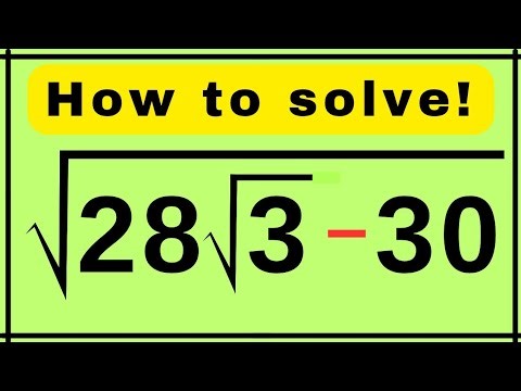 USA| A Marvellous Algebra Olympiad Math Problem Related to Square Root| Can you solve this?