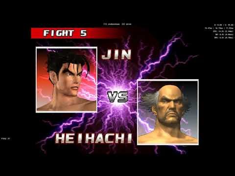 Tekken 3 Online. Friendly Fights. JinKazshima (P1) vs imran (P2)