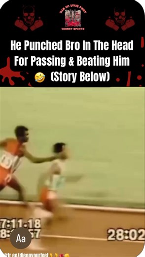 Die On Your Feet Boxing And Combat Sports on Instagram: "In 1992, at the World Junior 10,000m Championships, Kenya’s Josephat Machuka threw a punch at Ethiopia’s Haile Georselassie as he was passed at the finish line. Machuka was disqualified. This incident marked the start of Gebrselassie’s legendary career. He went on to win two Olympic golds and set 27 world records, while Machuka faded from the spotlight. A costly, career-defining moment of frustration. Follow @die_on_your_feet for the best 