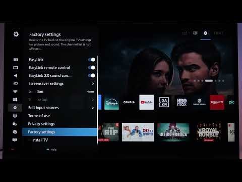 How to reset PHILIPS 32PFS6939 to factory settings