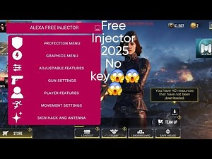 Codm Free Injector 2025(Free cheat,Safe main account,Garena)