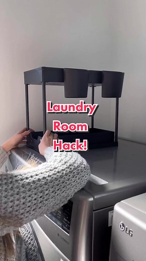 Efficient Laundry Detergent Organizer for Laundry Room Hack