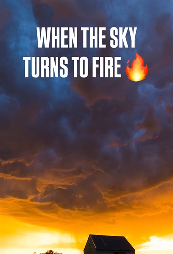 Nothing better than a fiery sky – storm chasing in Nebraska