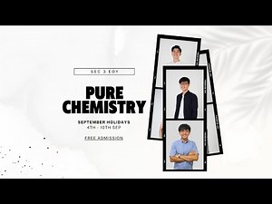 [Sec 3 EOY] Pure Chemistry Revision - Mole concept, Acid bases & Salts, QA, Oxidation and reduction