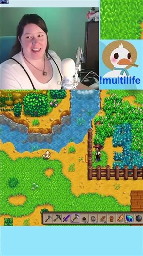 My Duck Escape Artist in Stardew | #bullseyeduck on #Twitch