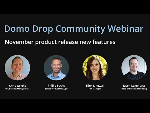 November Domo Drop — Community Webinar