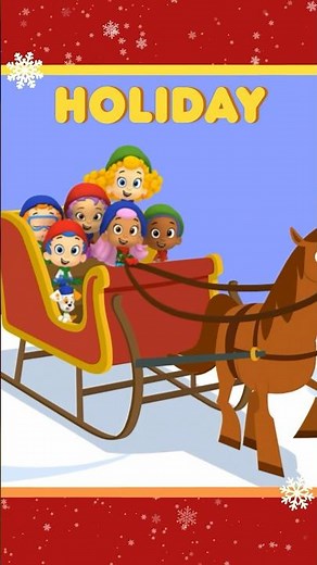 bubble guppies holiday song! 🛷 #shorts