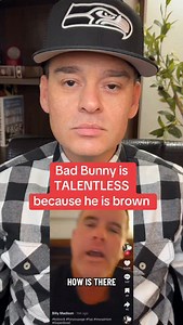 Bad Bunny is the number one artist in the world. That’s why he’s playing at the Super Bowl. But MAGA hates that and wants to pretend it’s because of DEI or “wokeness,” when the reality is he’s just good and wildly popular. And that reality drives mediocre white people insane with envy, because the only thought that comforts them is believing they’re still better than a brown person. Let’s go Seahawks!! 💙💚 #badbunnysuperbowl #kidrock | Cfhunfiltered