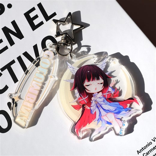Genshin Impact Colombina Acrylic Keychain and Backpack Charm, Featuring a Chibi Design, Perfect for Anime Fans as Daily Accessory for Keys - Etsy Canada