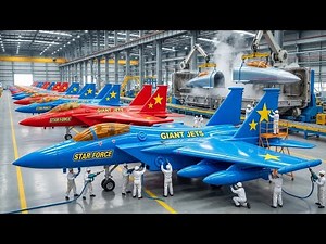 Inside a Fighter Jet Toy Factory | From Raw Parts to Combat-Style Jet Toys