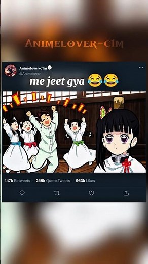 me jeet gya😂😂 #demonslayer #kimetsunoyaiba #inosuke #tanjiro #zenitsu #animeedit #amv #anime #shorts