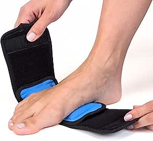 NatraCure Cold Therapy Wrap w/ 20" Strap - 2 Pack (Small Reusable Gel Ice Pack Compress for Injuries and Pain Relief, Hand, Arch of Foot, Wrist, Elbow, Arthritis, Neuropathy) - 715-20 CAT2PK