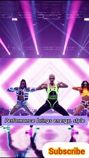 “Neon Glow Dance 🔥 4 Girls Viral Stage Performance | High Energy Pop Dance 4K”#dance