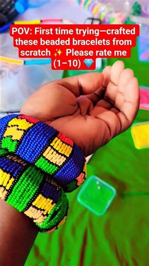 These matching bracelets are actually pretty easy to make #DIY #Handmade #Tutorial