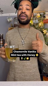 This Chamomile Vanilla Mint tea with Honey is comfort in a cup 🌼🍦☕️ would you try this? #tea #tealover #tearecipes #chamomiletea #chamomileminttea #vanillatea #theteaguy #reels | Mintybongwater