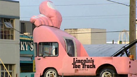The brains behind Seattle's iconic pink 'toe' truck