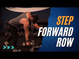 How to Do a Step Forward Dumbbell Row | Perfect Form in 30 Seconds