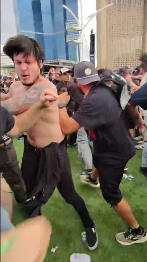 knocked loose mosh pit wall of death