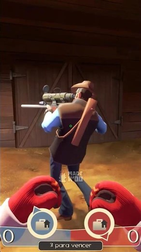 Heavy Plays a Prank on a Sniper