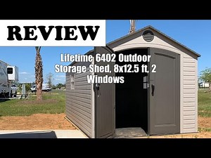 Lifetime 6402 Outdoor Storage Shed Review: 8x12.5 Ft, 2 Windows (2025)