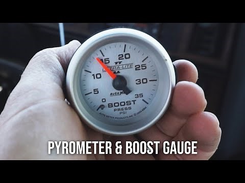 First Gen Cummins Boost Gauge and Pyrometer Install!
